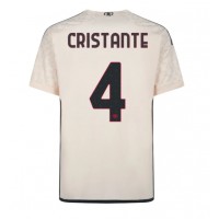 Echipament fotbal AS Roma Bryan Cristante #4 Tricou Deplasare 2023-24 maneca scurta